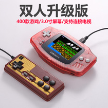 Cool boy 2019 new product retro appearance nostalgic two-player game console handheld handheld nostalgic old-fashioned large color screen