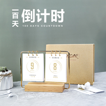 Class Customized Chinese Entrance Examination Countdown Calendar 100 Days Diy Creative Motivation Desk Calendar Enterprise Gifts to Tuding to Do