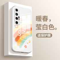 Suitable for Xiaomi 10S mobile phone shell mi1o mirror glass new full package lens ultra-thin M10 anti-fall MIUI10s high-grade sense xiaomi10s protective sheath minimalist mesh red womens color