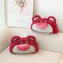 Containing paper towels Pumping Cardboard Boxes Creative Tissue Boxes Cartoon Plush Towels towels Home Desktop plush cute
