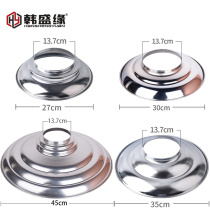 Thickened smoke exhaust pipe Hood stainless steel smoke hood barbecue shop smoking cover gold copper silver black pipe accessories