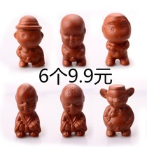 Piss Doll Boy spray water child tea pet little monk pee tea ceremony cute kung fu tea boy decoration purple sand