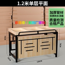 Multi-storey commercial fruit shop steel wood rack display stand fruit shelf vegetable shelf wooden supermarket fruit shelf