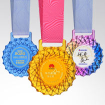 Creative glaze listing customized medals staff awards volunteer activities souvenir medals medals