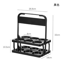 Bar ktv beer shelf basket stainless steel lift rack creative barbecue stand beer bottle 6 portable Portable
