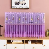 TV cover boot does not take off hanging desktop universal LCD TV cover lace TV dust jacket