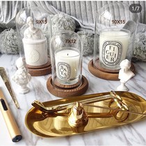 Windproof candle cover extinguishing candle glass cover Zuma Long Diptyqu fashion house fragrant lavender heat resistant candle hem