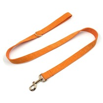 INS Wind Pure Color Upscale Light Core Suede Orange Dog Traction Rope New Pint Spot Pet Traction Belt