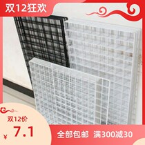 Galvanized convenience store mesh shelf mobile phone accessories small commodity hook rack hanging net display finishing Grid Grid Iron net