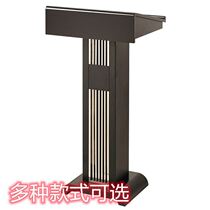 White podium table Host table Shopping guide table Welcome table Meeting Simple modern restaurant reception Small hotel EMCEE