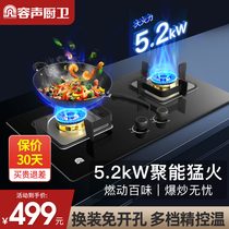 Tong sound gas stove double stove household embedded gas stove fire stove natural gas stove gas stove stove stove stove