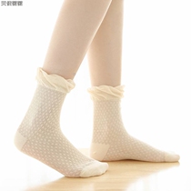 Moon Socks Pure Cotton Spring Summer Pregnant Woman Maternal Postnatal Spring Fall Full Cotton Summer Slim-to-mouth cylinder stockings
