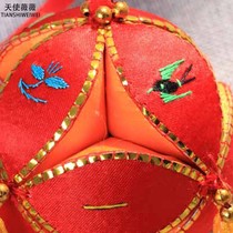 Hydrangea 12cm Guangxi specialty Zhuang characteristic handmade ethnic handicrafts high quality embroidery