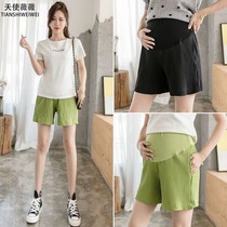 Pregnant womens shorts womens summer wear thin net red spring summer casual pants tide personality summer leggings safety pants