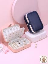 Jewelry storage box with lid jewelry storage box earrings storage box jewelry dust earrings earrings ear stick jewelry box
