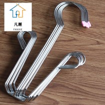 Sun shoe rack stainless steel shoe rack adhesive hook non-slip clothes hanger household multifunctional window balcony outside the window balcony Shoe Machine