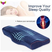 Comfortable Memory Foam Pillow Neck Massage Ergonomic Curve