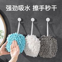Snowier polished handball rubbing hand towels hanging super absorbent kitchen rubbing hand towels thickened with cute washroom Home