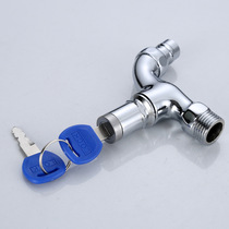 Anti-theft lock household 4-point washing machine faucet outdoor rental house with key net nozzle faucet manufacturer