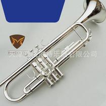 Beginning with Western Xiaoxing instrument B three - pin track of musical instrument silver - plated small