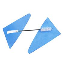 Wind music universal sound hole wipe saxophone flute black tube press special sound hole wipe 2 sound hole brush