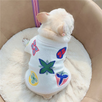 Autumn and winter new pet sweater cat dog tide clothes fighting Schnauzer Koji Tedi small dog clothing