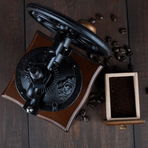 Retro big wheel coffee grinder Home coffee bean grinder Manual coffee grinder Hand coffee machine