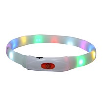 Pooch Luminous Item Circle Puppy Collar Pets Anti-Throw Light Teddy Small Dogs Night Walk Dog Lights