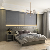 Hotel Guesthouse Furniture Plate Minimalist Light Extravagant Themed Apartment room manufacturer Pediroom Double NPC bed complete with custom