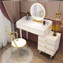 Light luxury small piano dressing table Nordic dressing table Net red ins Wind small apartment bedroom modern simple rock board women