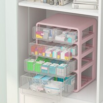 Medical supplies storage box household medicine box large capacity multi-layer medicine large and extra large first aid kit