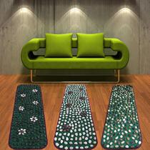 Natural Rain Flowers Cobblestone Plantar Massage Mat Wellness Wellness Wellness Stone Road Footpath Pedicure massagers by foot