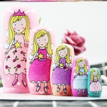 Childrens set doll Russia 5-layer educational toy lolita girl princess set girl birthday gift creativity