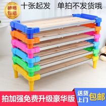 Childrens bed 1 5 meters girl training institution plastic sheets people wooden bed Primary school students lunch break bed 1 2 meters nap