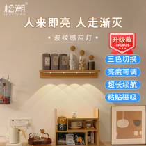 Smart wireless charging human body sensor light aisle corridor staircase wardrobe cabinet wine cabinet led light Strip Strip self-adhesive