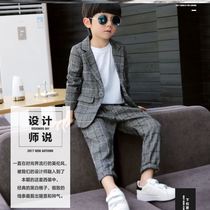 Host wedding thickened formal dress children Boy suit suit suit spring and autumn dress