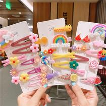 New baby hair accessories Liu Haiclip Girls Card Issuer Card Head Ornament Clip Han Edition Fruit Jam Kit Children Hairpin