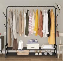 ins hangers floor bedroom Korean style European easy clothes rack hangers save space coat rack single pole
