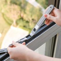 Keyboard slit brushes with three sets of window grooves with dustpan cleaning brush Death to corner window screen for cleaning up small brushes