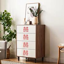 Wedding room happy stickers wardrobe wedding special wedding special door small red happy word stickers self-adhesive stickers