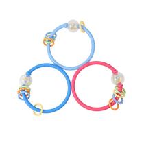 Baby Puzzle Rocking Bell Children Early Teaching Plastic Shake Rings Rattle Toy Manufacturers Spot Wholesale