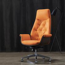 Comfortable business office computer chair boss chair can lie Italian fashion light luxury high-end brand