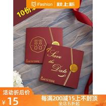 Wedding invitation high-end wedding banquet simple atmosphere European creativity