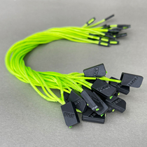Color Korea spot wax rope hanging rope public version universal clothing hanging rope fluorescent green hanging rope custom sky blue accessories rope card hand wear rope orange tide tag hanging grain custom