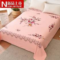 Full cotton twill thickened National old bed sheet pure cotton mercerized nostalgia Shanghai old coarse cloth double single piece by single