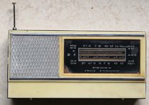 Hengfang Workshop 80s Classic Peony 648 2-band transistor radio semiconductor radio collection