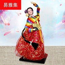 Korean style characteristic Doll Doll handicraft characteristic decoration Korean style silk doll 12 inch doll