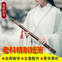 Zizhu Xiao Beginners A Short Xiao Musical Instrument Professional Playing Dong Xiao G F Tune Eight Hole Six Hole Xiao