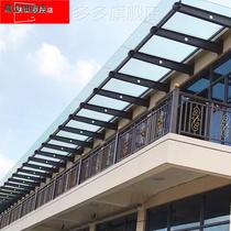 Custom rain shed Bull Leg Pick Beam Full Welding Steel Structure H Steel Glass Canopy Beam Tobracket Machining Can Be Installed