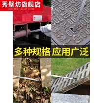 Truck crowbar rope tensioner booster Rod car multi-function crowbar tool special steel flat head crowbar prying tire bar